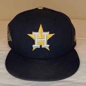 Houston Astros 2017 World Series Championship Gold Hat